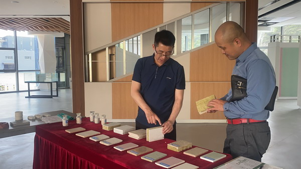 晋商俱乐部秘书处考察常务理事长单位聚义实业旗下达辰新材料