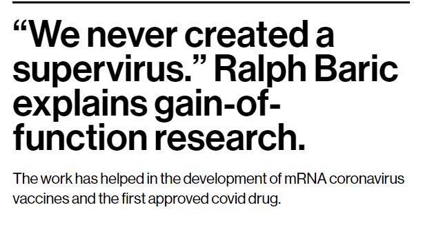 速看:被外交部点名的巴里克是谁——“人工合成”冠状病毒之父
