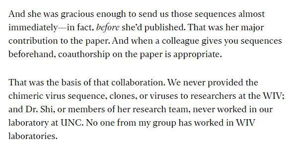 速看:被外交部点名的巴里克是谁——“人工合成”冠状病毒之父