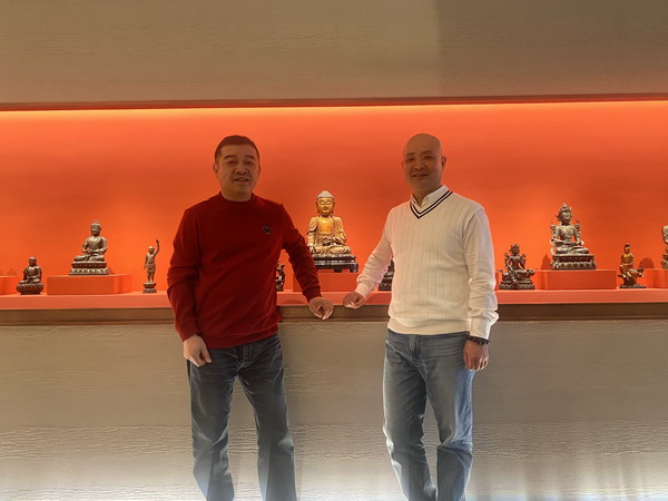 晋商俱乐部秘书处拜访晋商陈北原旗下芸骅艺术空间