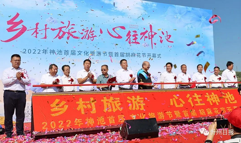 首届“心往神池”乡村文化旅游月暨胡麻花节活动启动 大美神池等你来！