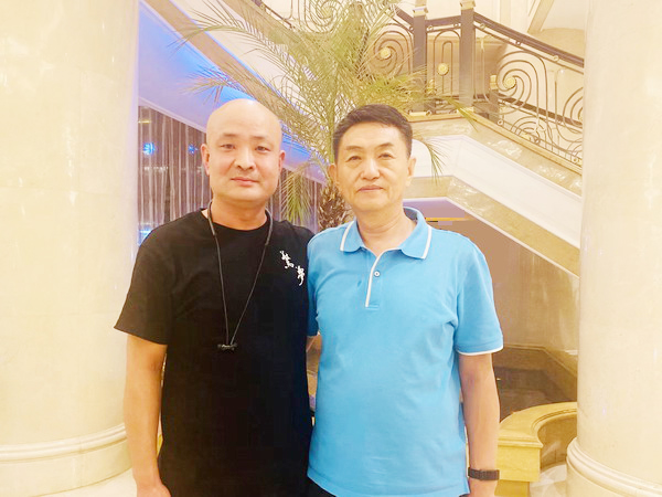 刘文斌秘书长与全国政协委员昝宝石