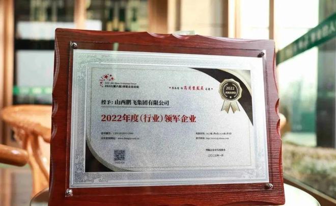 鹏飞集团荣膺“2022年度（行业）领军企业”