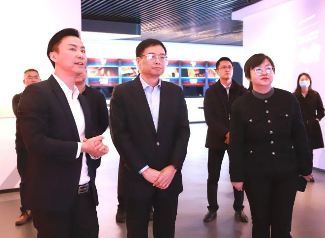 山西省副省长汤志平到访盘石集团