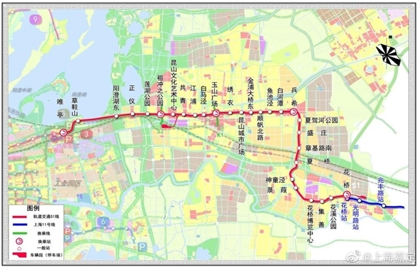 苏州坐地铁可直达上海了