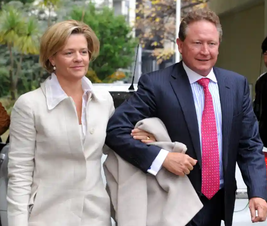 澳洲铁矿首富Andrew Forrest与老婆Nicola Forrest要离婚？