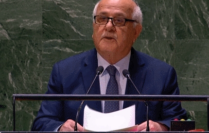 巴勒斯坦代表在联合国哽咽发问：到底是我们信仰不对、肤色不对，还是国籍出身不对？