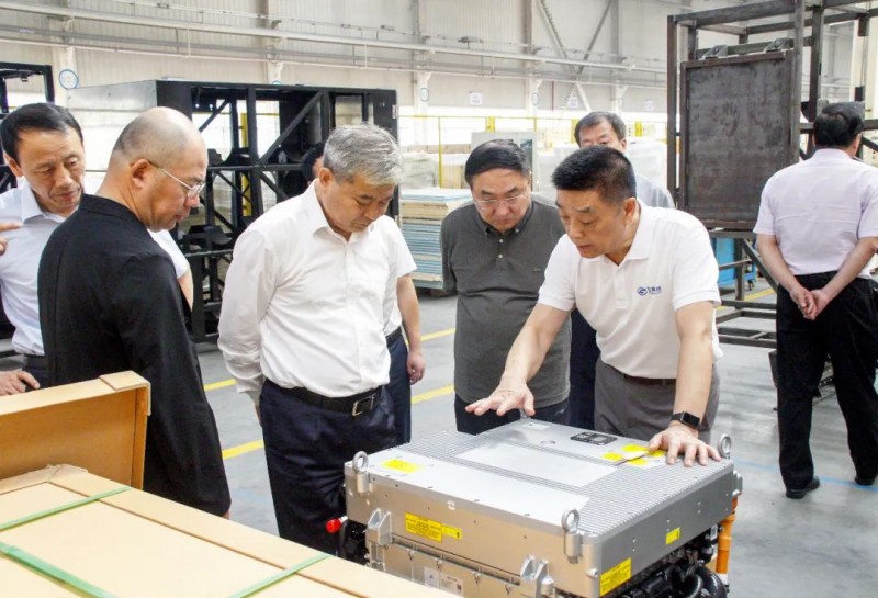 美锦能源（佛山）氢能科技园受到了山西省人大副主任罗清宇肯定