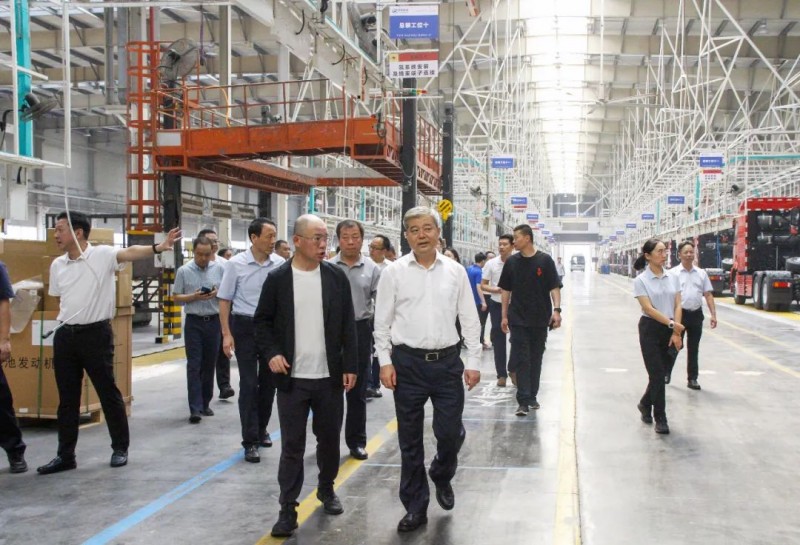 美锦能源（佛山）氢能科技园受到了山西省人大副主任罗清宇肯定