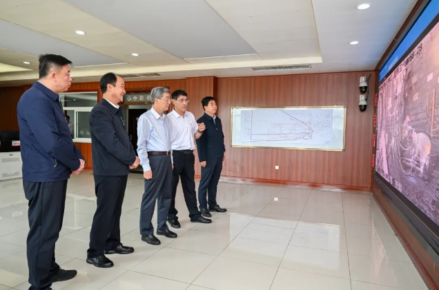 赵建泽到霍州煤电干河矿调研 李争春汇报工作
