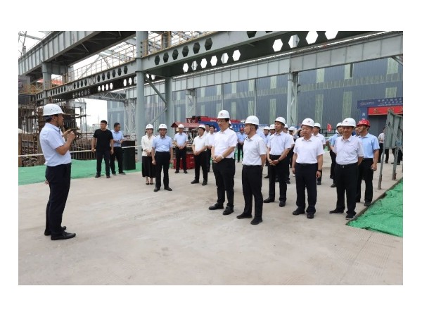 山西运城市委书记丁小强带队来宏达集团开展二季度项目集中拉练检查