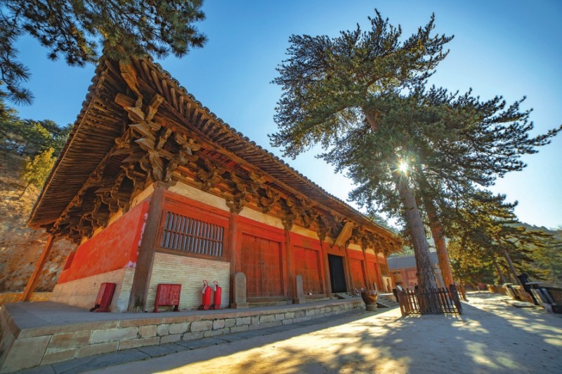 图2:五台山佛光寺山西日报通讯员提供