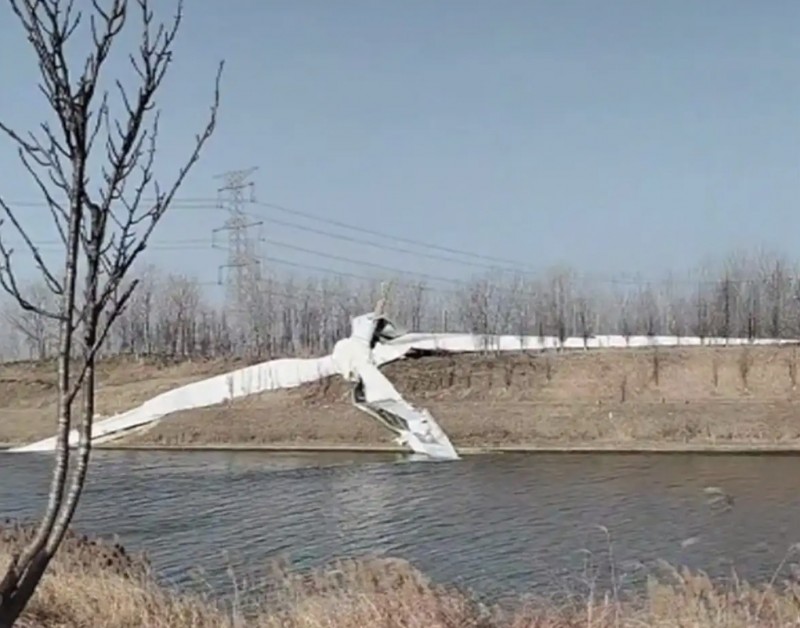 江苏宿迁一台风电风车倒塌,官方确认无伤亡,业内:损失或达300万元