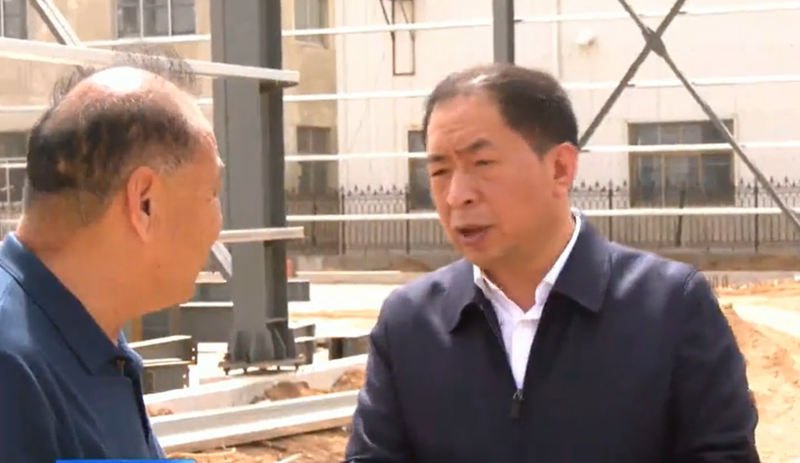 彭梦森调研重点项目建设并开展入企服务