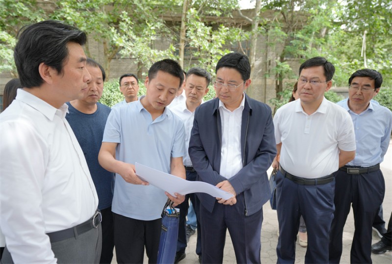 储祥好专题调研盐梦长廊项目规划建设工作