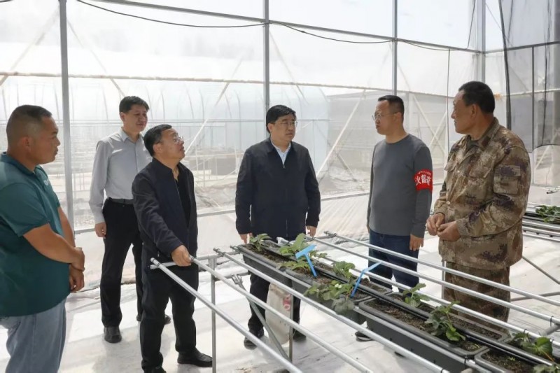 山西省长治市沁源县委书记赵永进调研特色农业产业和护林防火工作