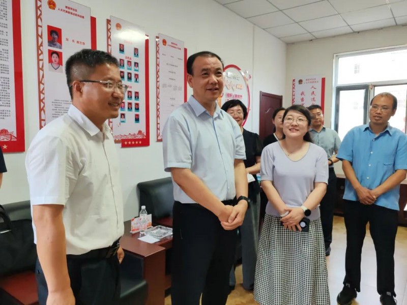 山西省长治市政协主席李敏来沁调研
