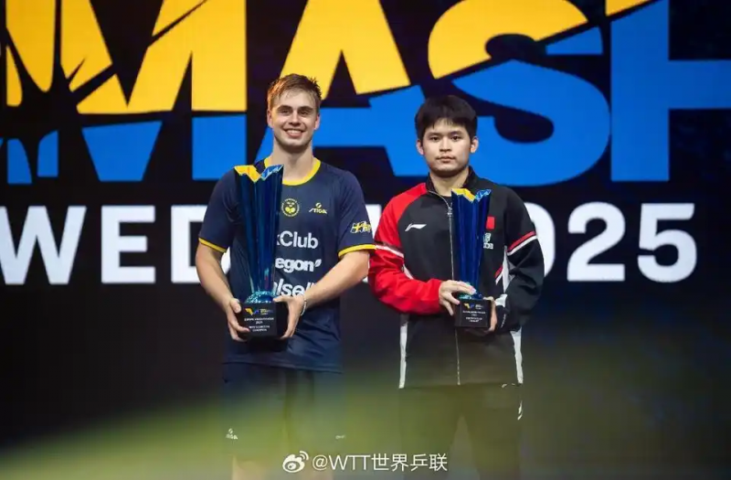 虽败犹荣!林诗栋3-4不敌莫雷加德,获WTT欧洲大满贯男单亚军