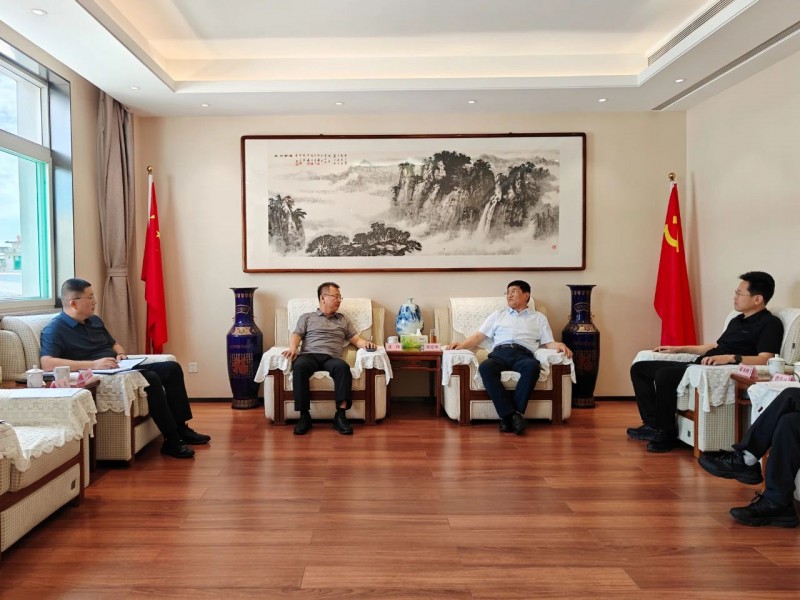 山西四建集团与山西省晋中市榆社县举行工作会谈