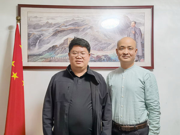 山西省黑龙江商会陈建新秘书长等拜访晋商俱乐部