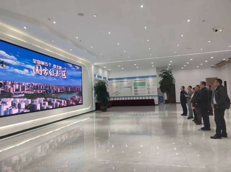 商会党委书记、会长王利明带领企业家团队赴兰州新区考察调研