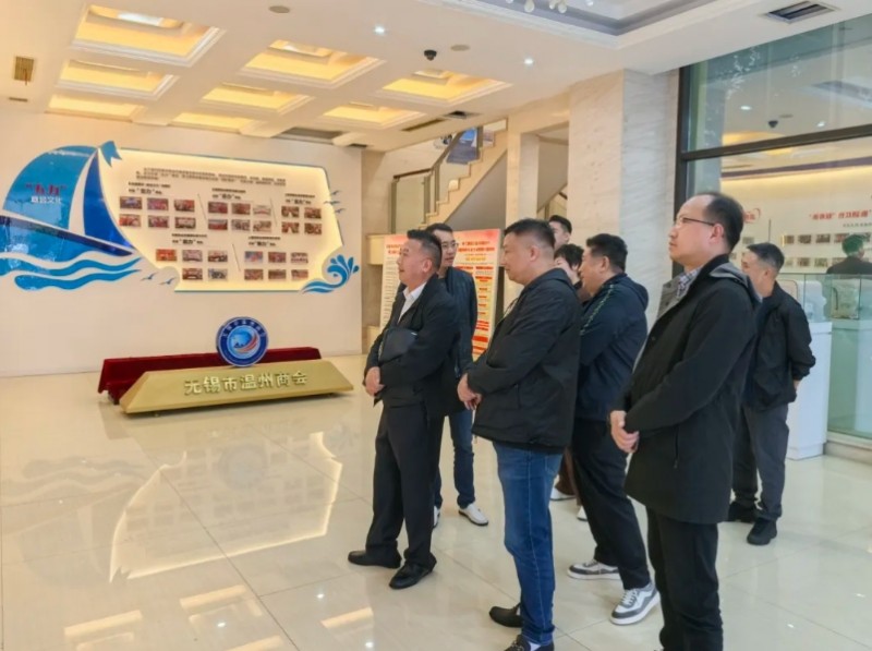 山西省民营经济国际合作商会赴无锡市温州商会交流学习