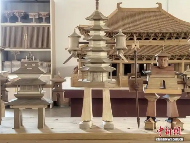 山西古建寻&ldquo;年轻化&rdquo; 应县木塔化身肩甲与胸铠