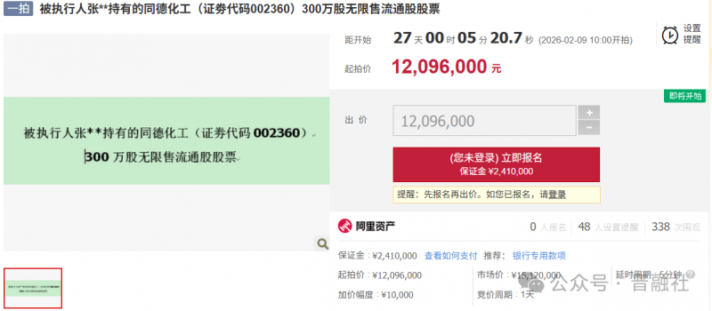 实控人600万股股份被拍卖，山西民爆巨头巨资打造的转型项目能否破局