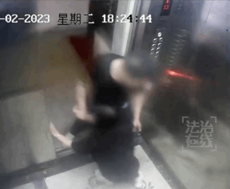 山西大同订婚强奸案电梯内视频首次曝光