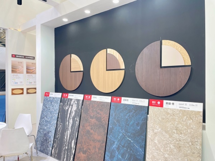 鹏鸿板材石家庄郑州双城首发，茶香板与传奇系列引爆关注