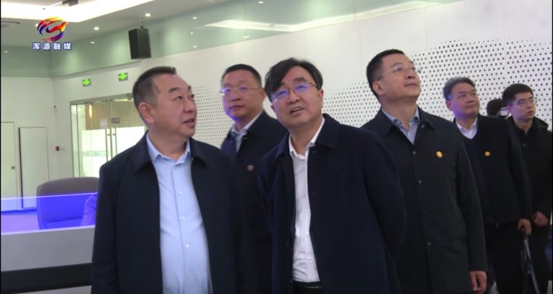 浑源县委书记赵昱清与大同大学书记赵水民座谈岩基新材料及文旅融合发展校地合作