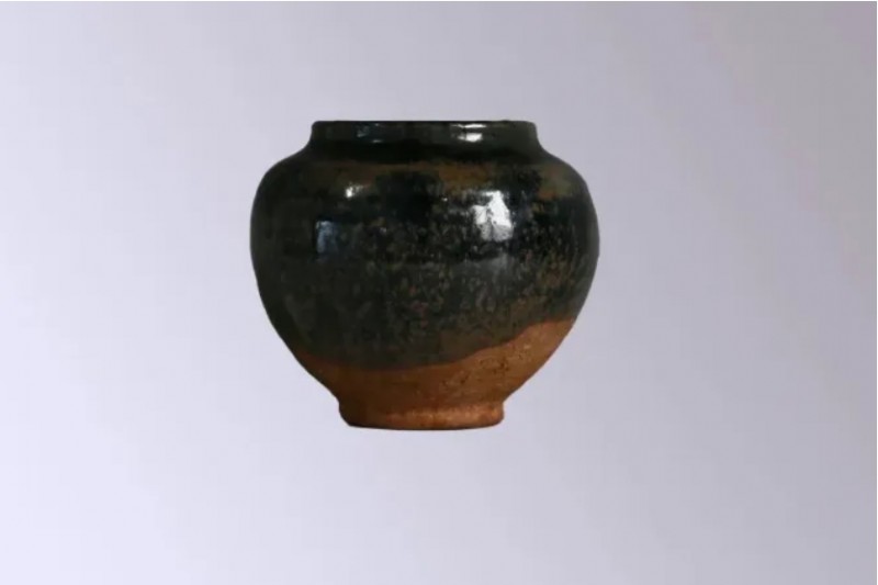 黑釉罐