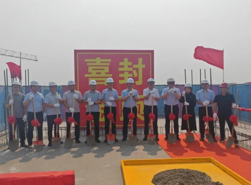 提前38天!山西四建集团建投·海屿上境三号园项目12#楼封顶