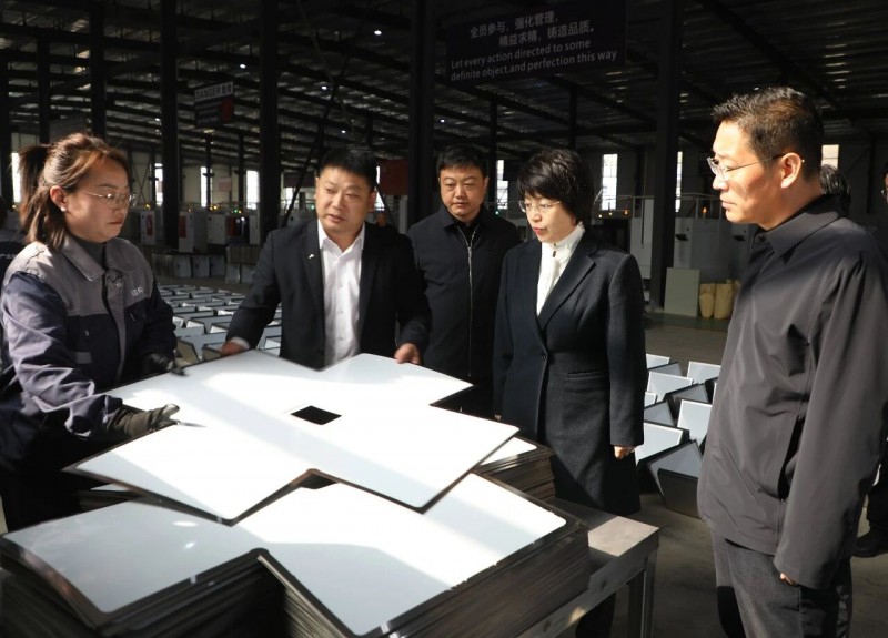 山西省霍州市委书记李青雁调研厨卫具产业高质量发展工作