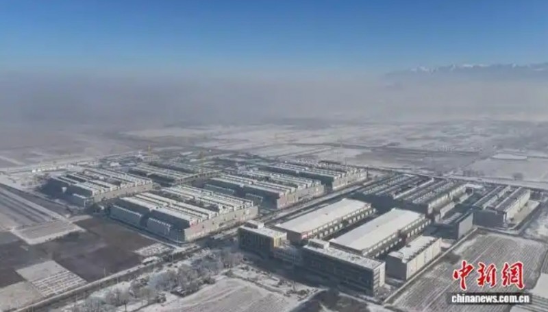 山西大同阳高县的中联绿色大数据产业基地。大同市新闻中心 供图