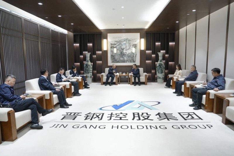 晋钢控股李强与山西银行邢毅共话绿色制造绿色金融