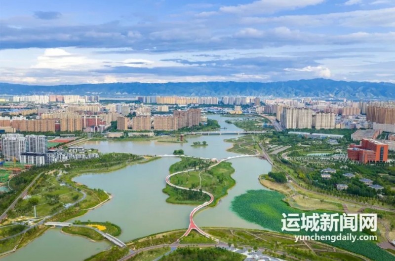 安邑水库片区生态湿地景观对市民开放