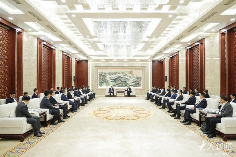 山东省委书记林武会见宁德时代客人